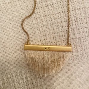 Madewell Adjustable Boho Fringe Necklace
